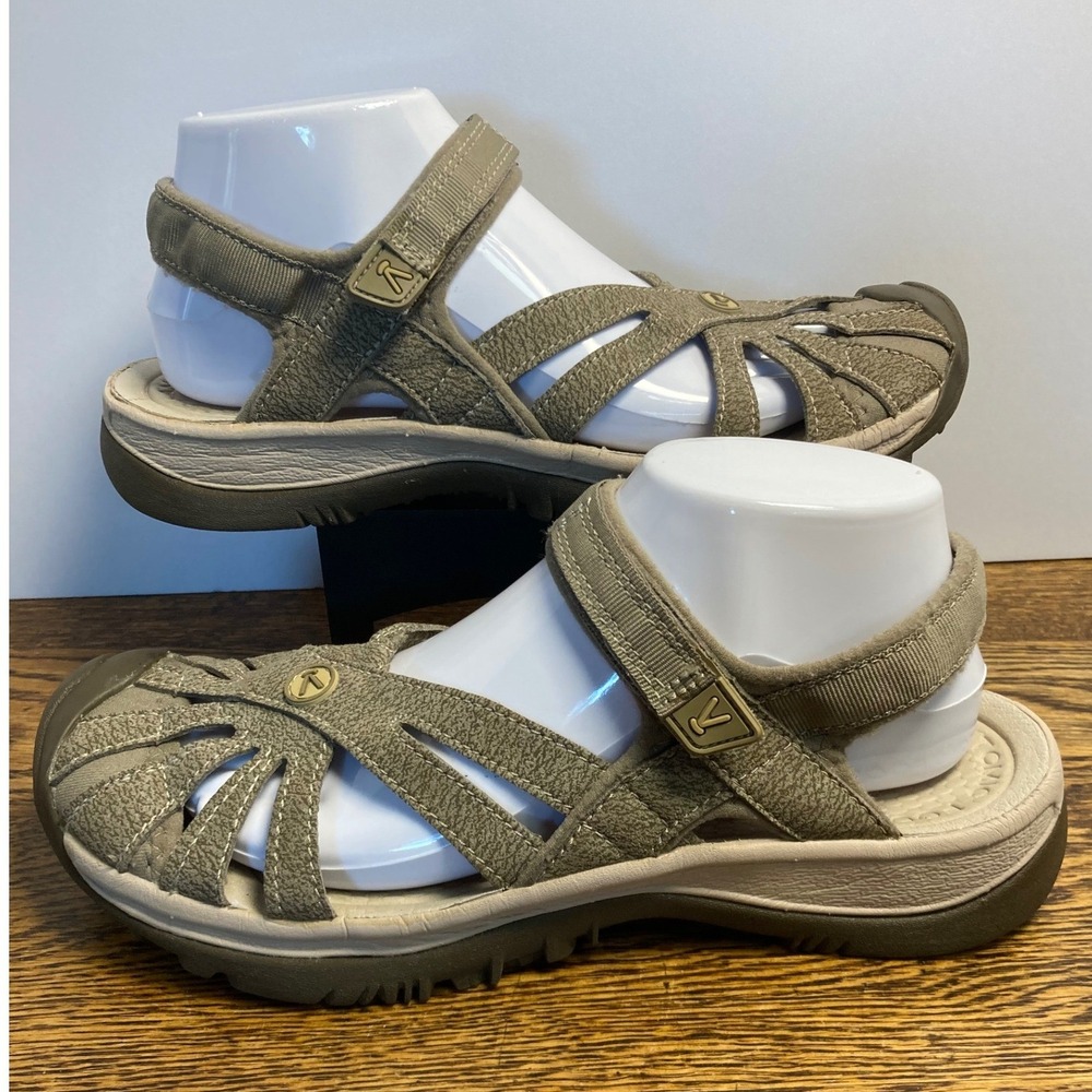 Keen Rose Sandals Womens 9.5 Gargoyle Raven Gray Hiking Water Shoes 1016729